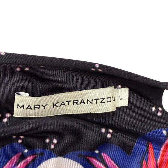 Mary Katrantzou Maxi Dress Size L Siren Print Made in The UK - Picture 3 of 10